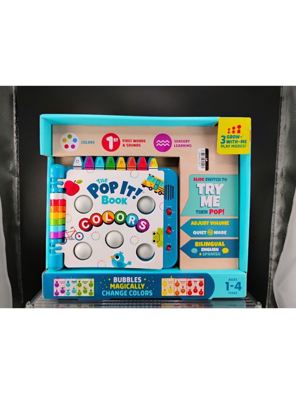 The Pop It Book Colors Bilingual Activity Ages 1-4